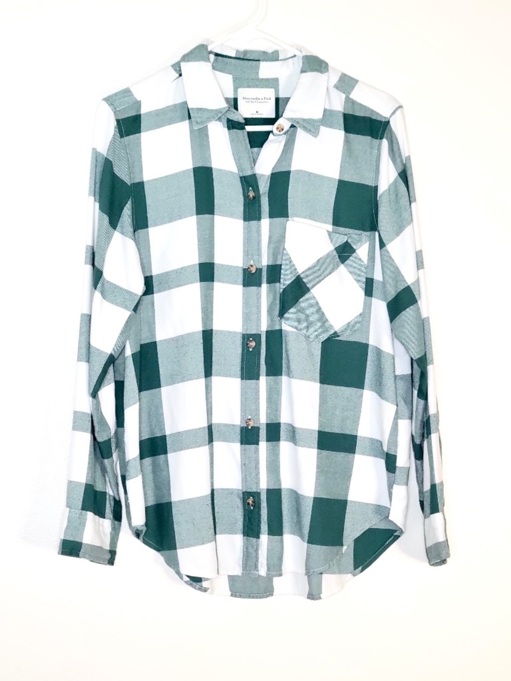 NWOT Abercrombie & Fitch Oversized Flannel Shirt - M